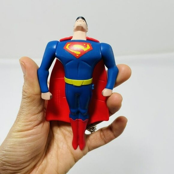 McDonald Dc Comics Superman Action Figure Toy S16 Cake Topper Model Super Hero - Picture 1 of 11